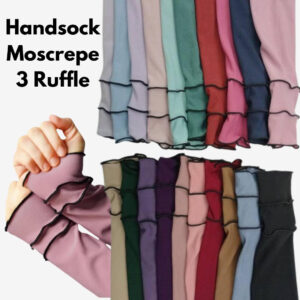 Handsock moscrepe 3 ruffle